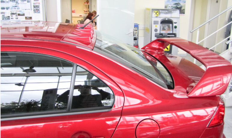 Аэродинамический рассекатель (накладка на крышу) "Zodiak Generator" для Mitsubishi Lancer X купить недорого с доставкой в Кириши