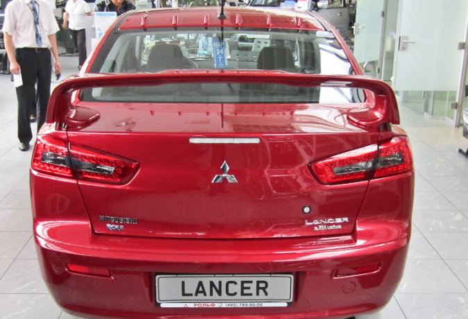 Аэродинамический рассекатель (накладка на крышу) "Zodiak Generator" для Mitsubishi Lancer X купить недорого с доставкой в Кириши