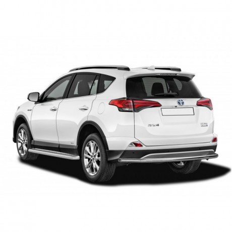 Защита заднего бампера «Труба» (d51) для Toyota RAV4 рестайлинг, (2015-н.в.)(Окрашенное) купить недорого с доставкой в Кириши