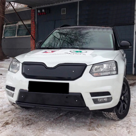 Зимний экран верхний, (текстурный пластик) для Skoda Yeti City (2013-2018) купить недорого с доставкой в Кириши