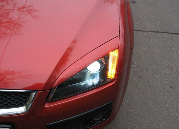 Накладки на фары (реснички) широкие var №2 для Ford Focus 2 (2004-2008) купить недорого с доставкой в Кириши