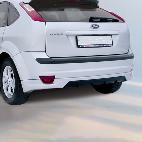 Накладка (юбка) заднего бампера "FT" для Ford Focus 2 (хетчбек) (2004-2008) купить недорого с доставкой в Кириши