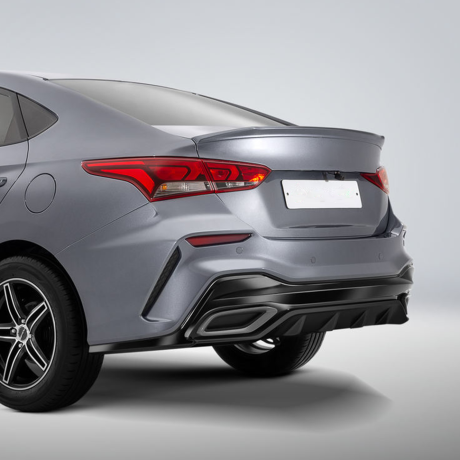 Бампер задний "Quant" для Hyundai Solaris (2017-2020) купить недорого с доставкой в Кириши