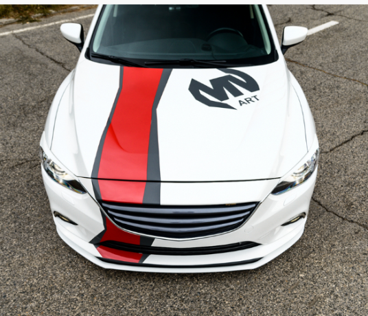 Сплиттер передний под стандартный бампер для Mazda 6 (2013-н.в.) купить недорого с доставкой в Кириши