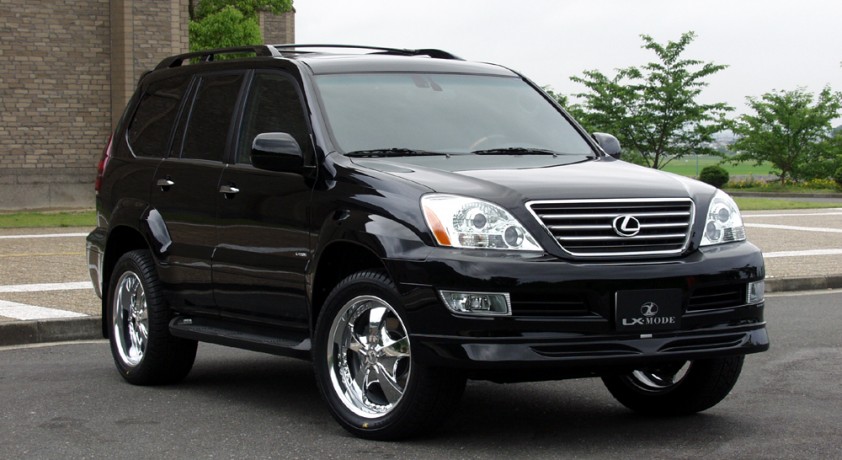 Накладка на передний бампер "Lx-Mode" Lexus GX 470 купить недорого с доставкой в Кириши