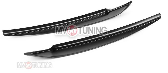 Накладки на фары (реснички) короткие var №1 для Mazda 3 Hatchback (2004-2009) купить недорого с доставкой в Кириши